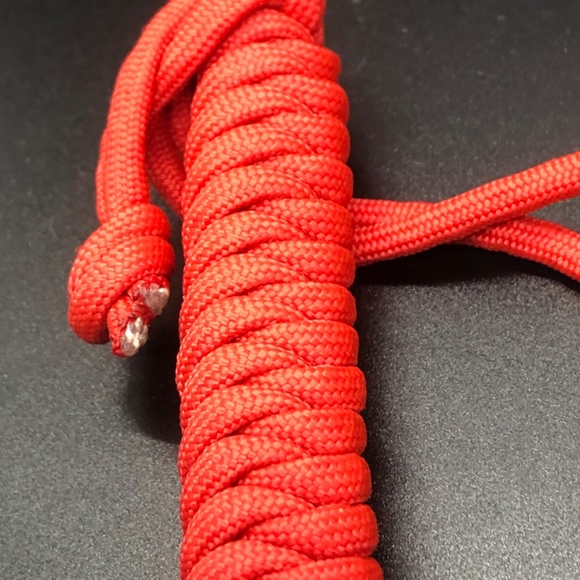 Id Lanyard Red Paracord Key Chain Necklace 18" - Picture 6 of 10